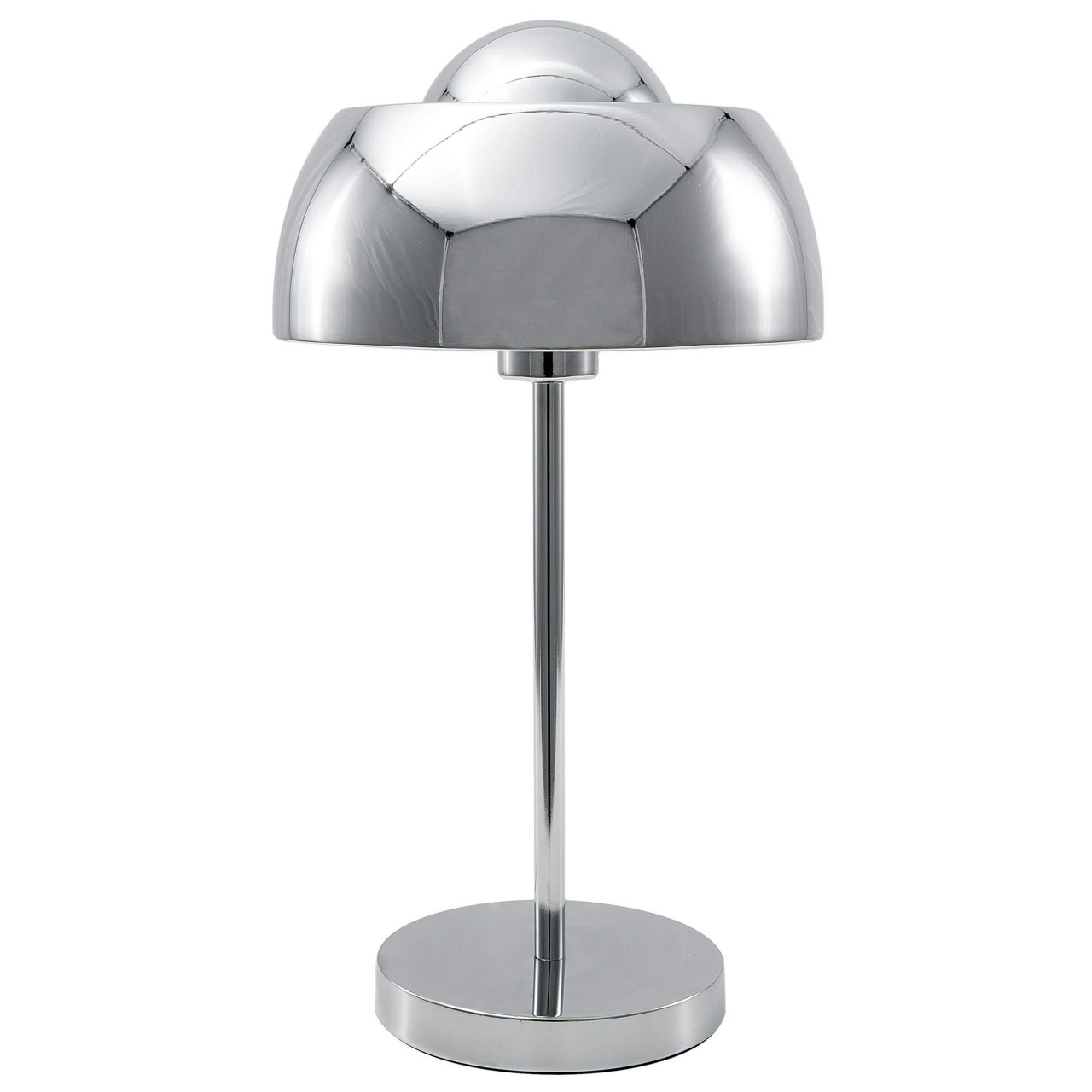 Lámpara de mesa Senette acero plateado