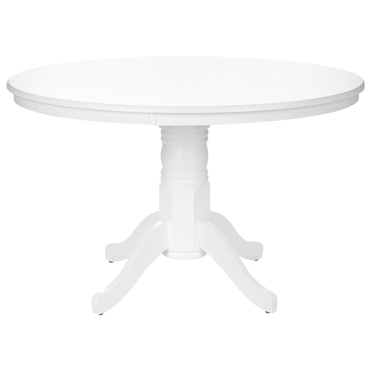 Mesa de comedor Akron en MDF lacado blanco