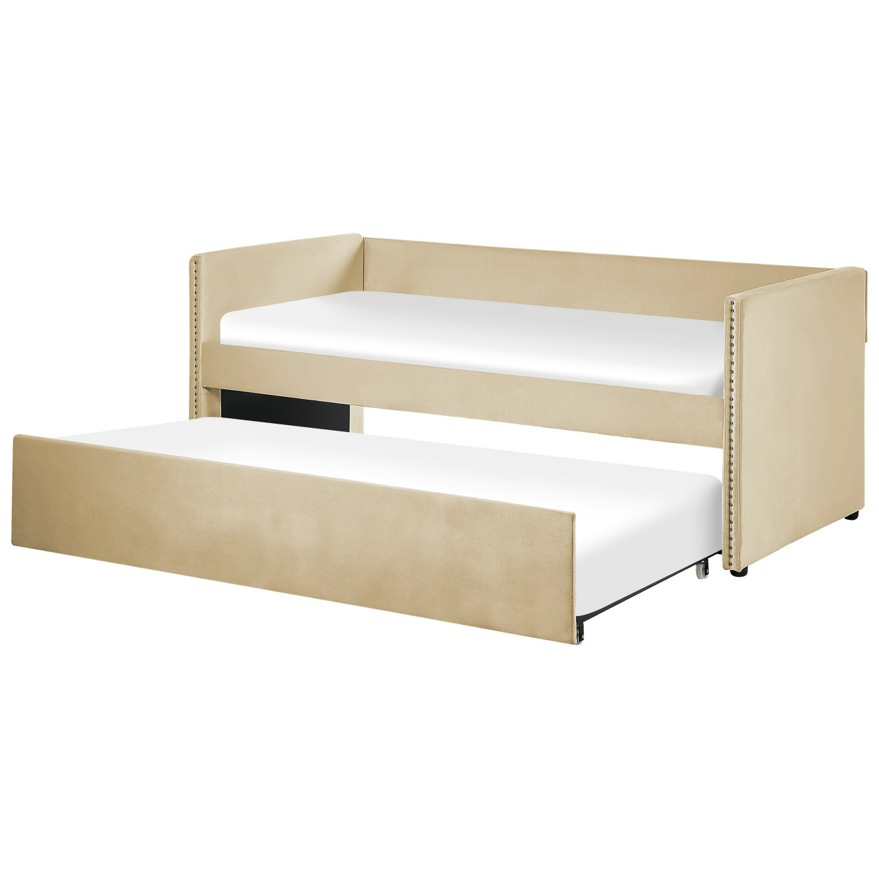 Cama nido Troyes terciopelo crema