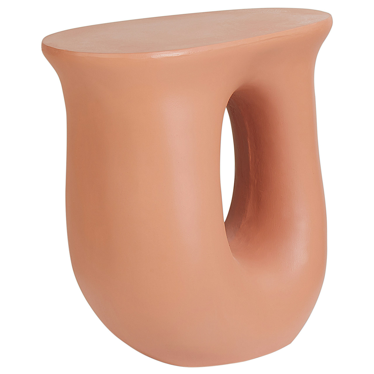 Idro side table in MgO orange