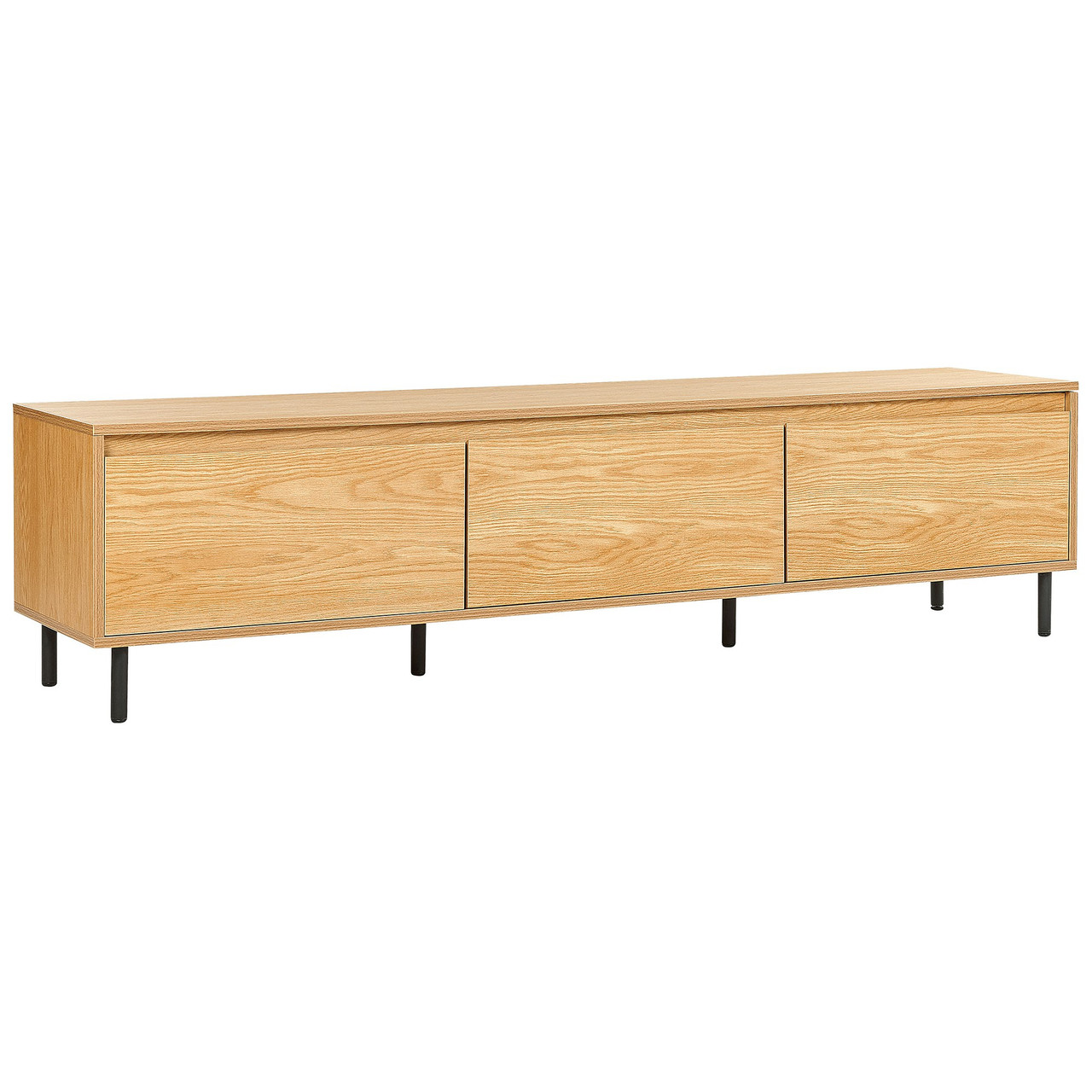 Mueble TV Nikea en aglomerado con patas de metal 180x40x45
