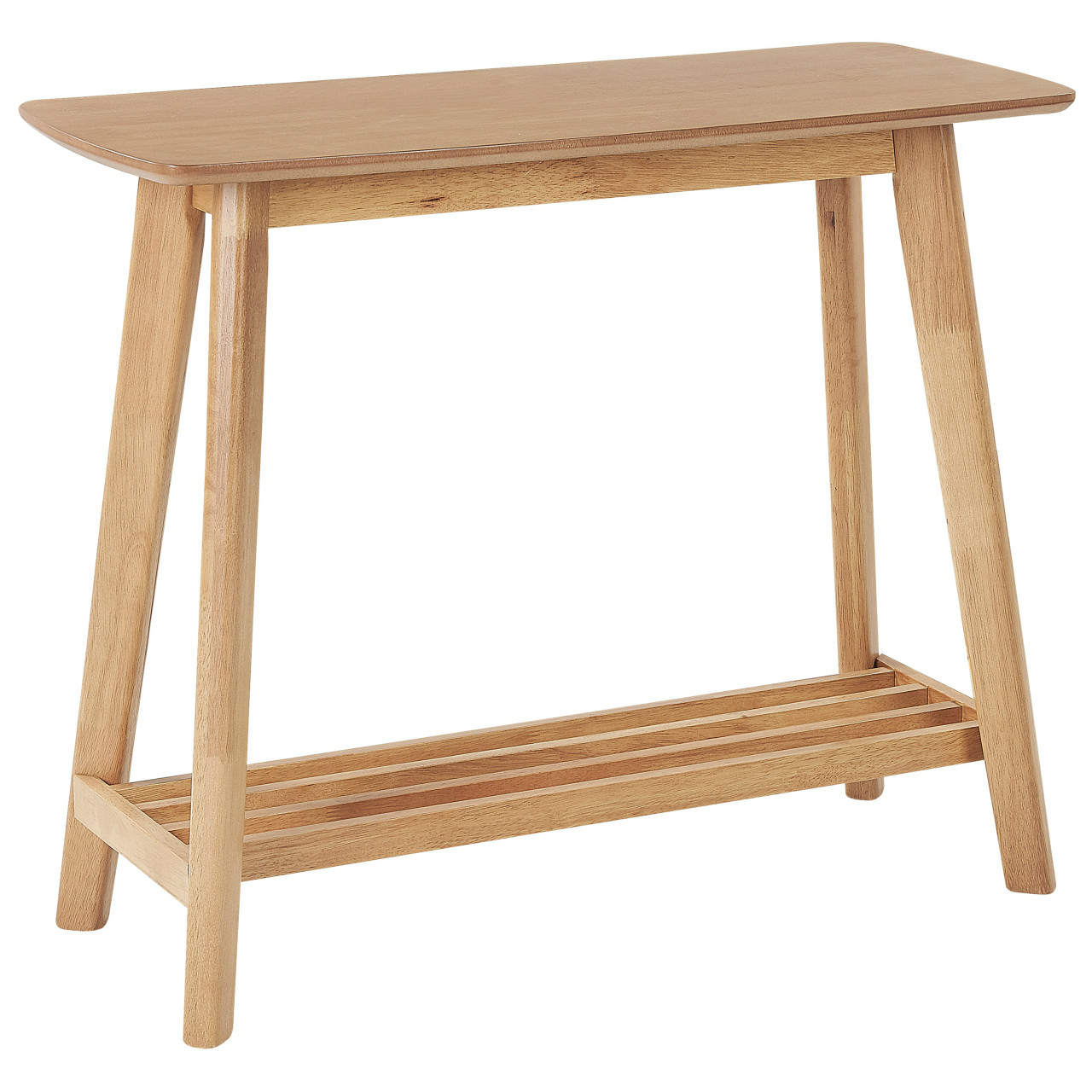 Consola Tulare en MDF con patas de madera de seringueira