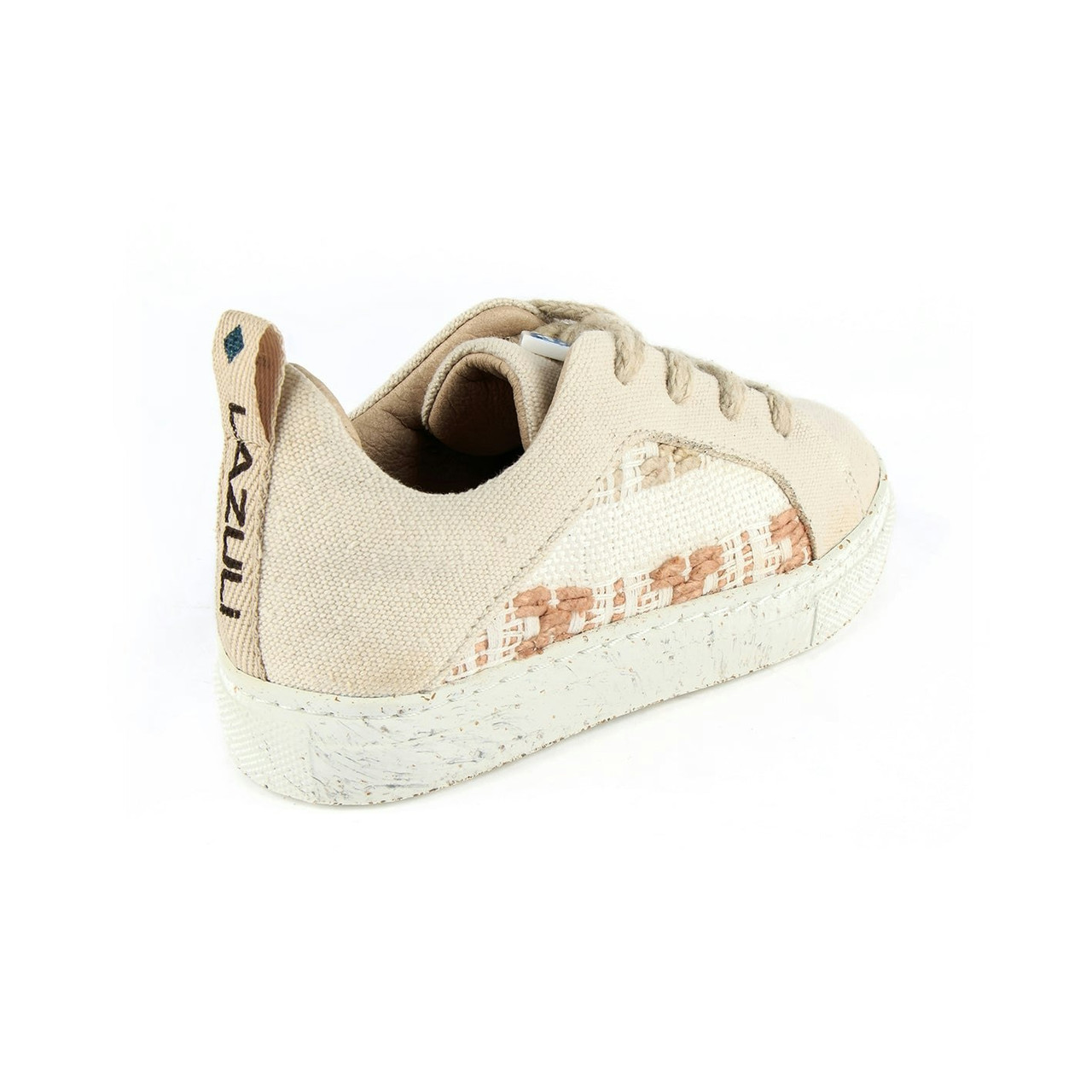 Zapatillas infantiles estilo 70s en algodón reciclado y seda