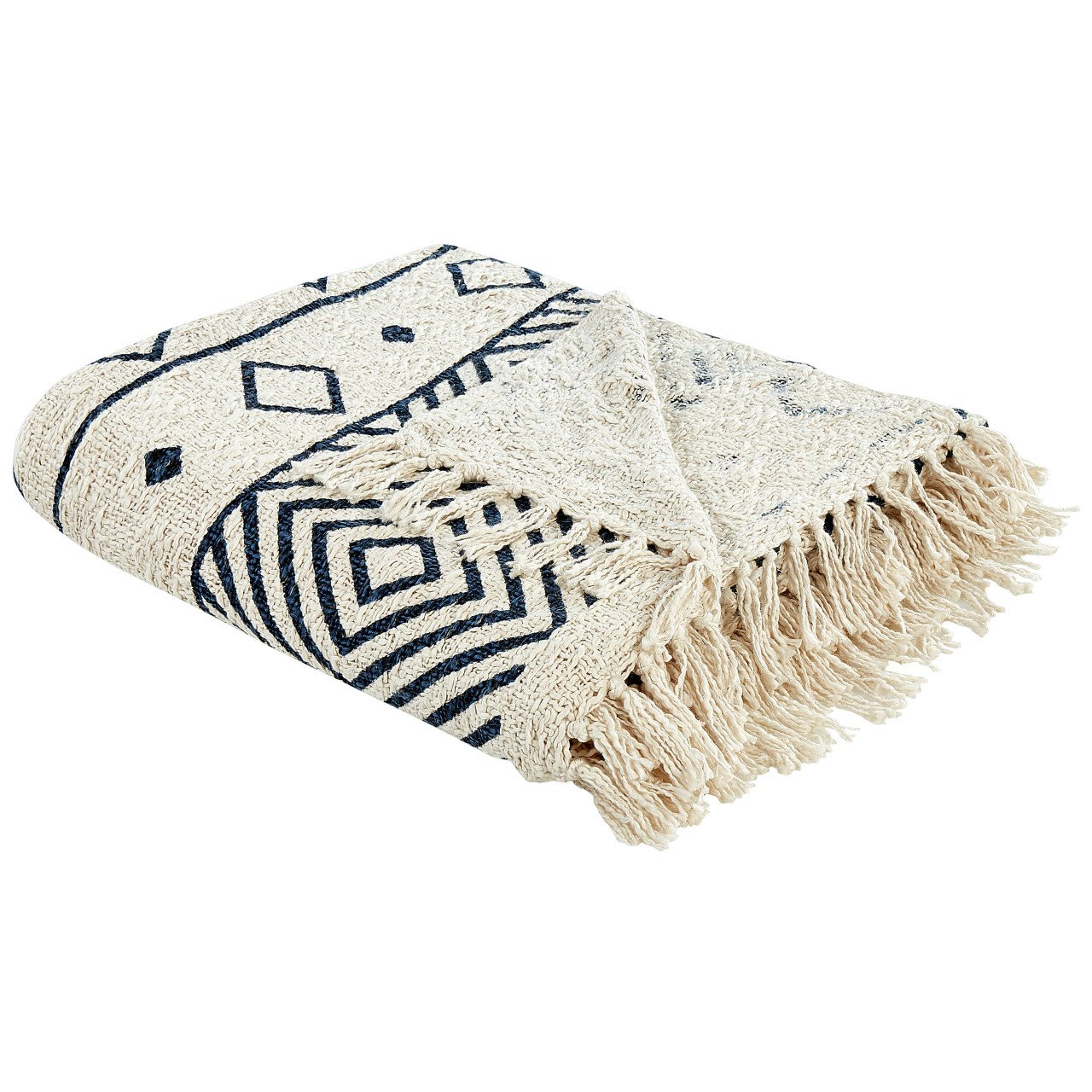 Najuy cotton throw cream