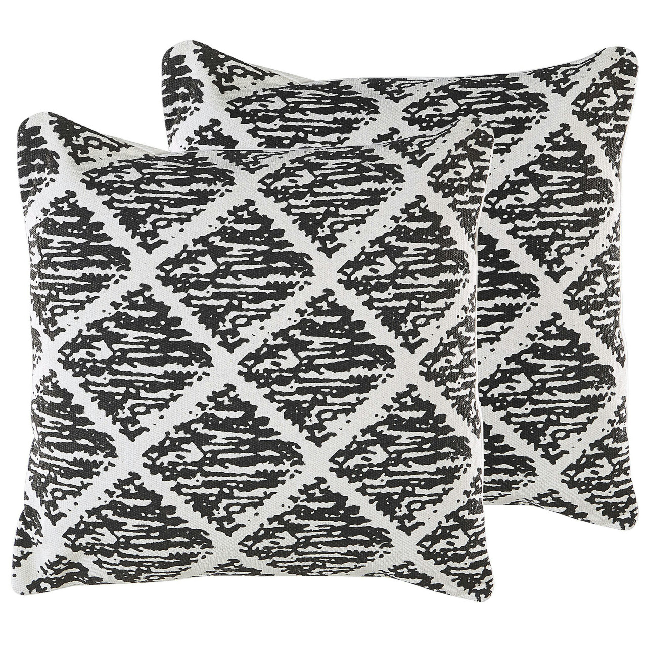 Hazro decorative cushion set 2 units cotton