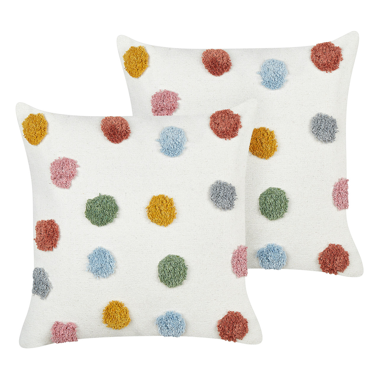 Conjunto de 2 cojines decorativos Wallflower de algodón