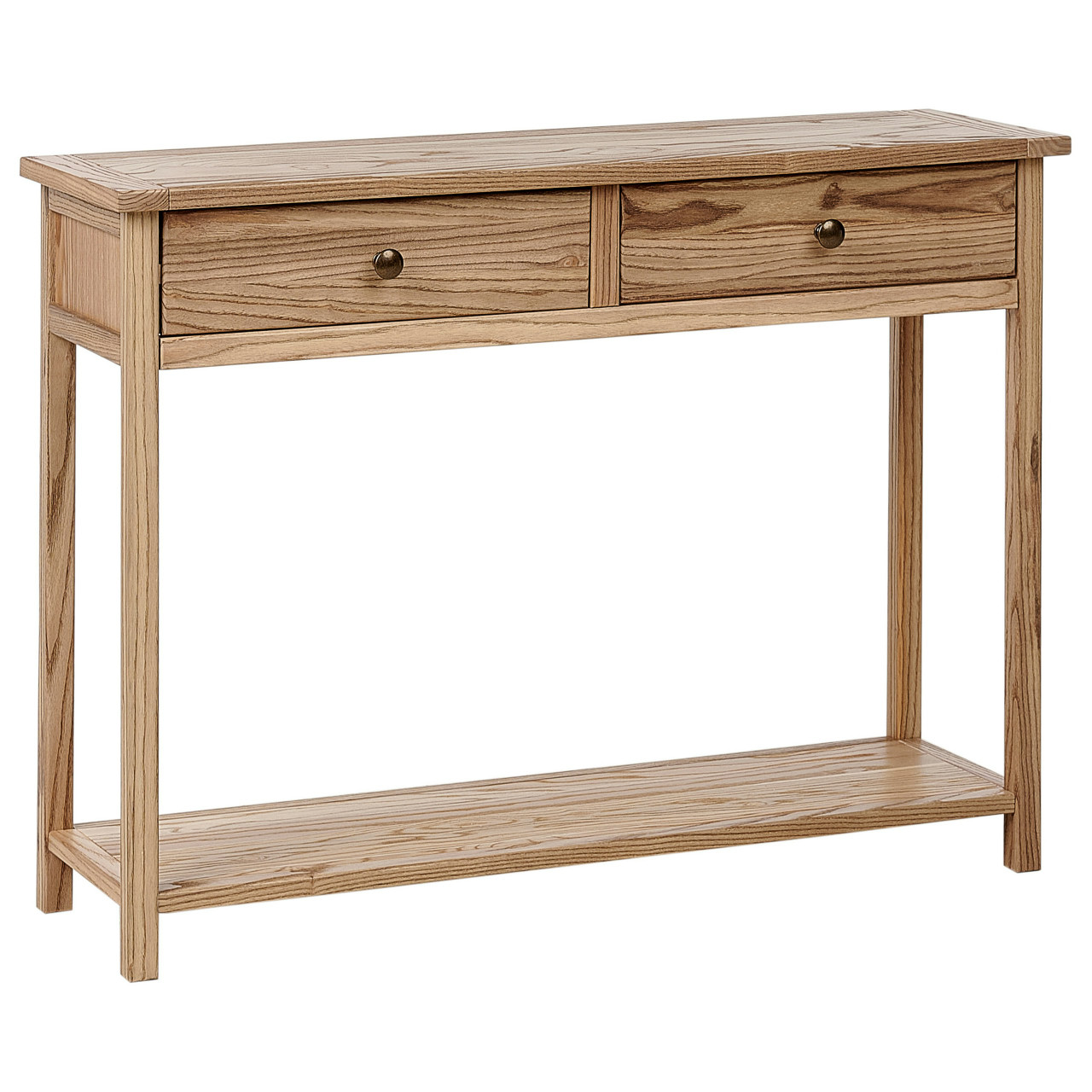Consola Salton en madera de sasafrás acabado claro 100x31x74