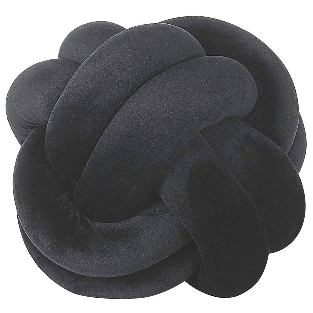 Malni decorative velvet cushion black