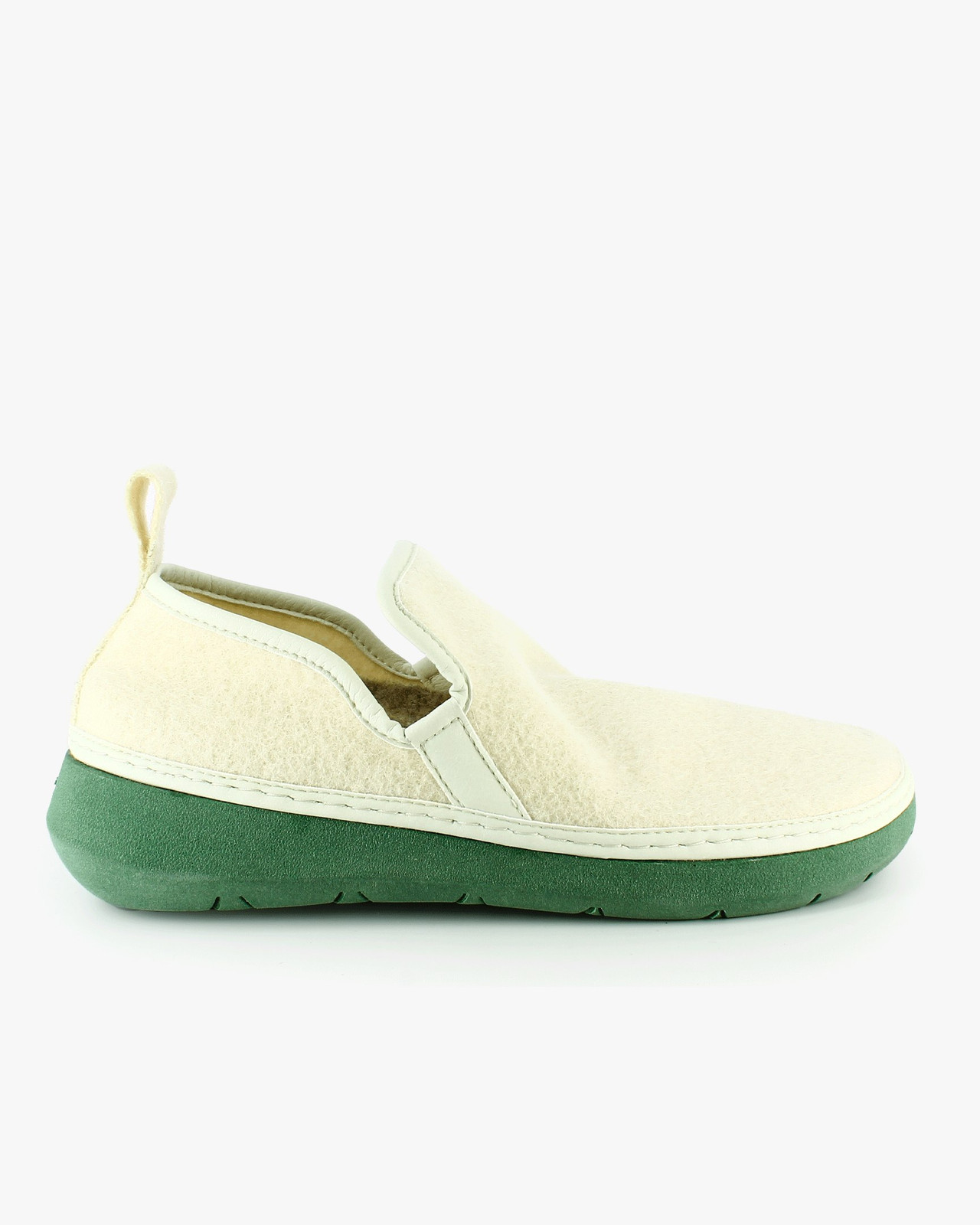 Fern slip-on in Portuguese burel wool