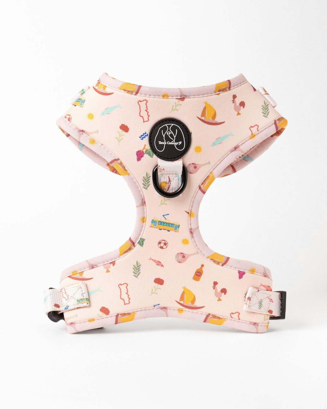 Portugal Lover adjustable dog harness in breathable neoprene
