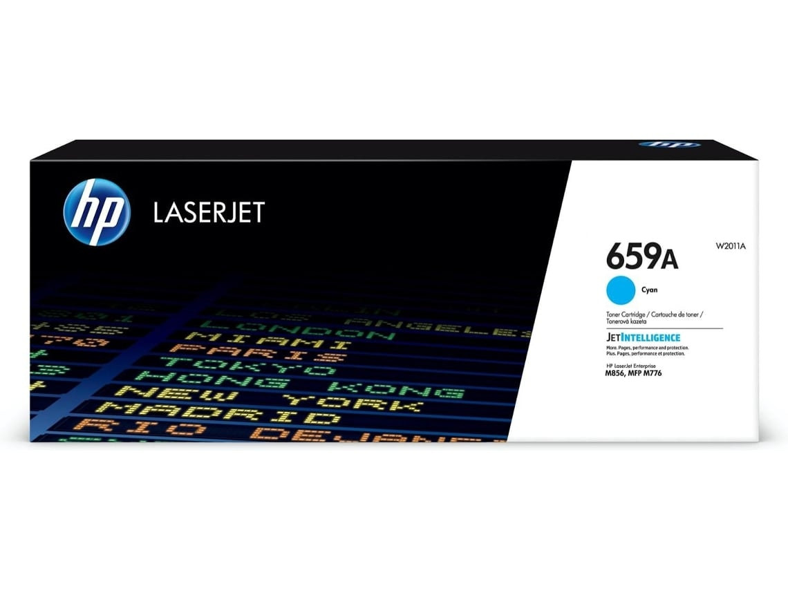 Cartucho de tóner HP LaserJet 659A cian - 1 unidad