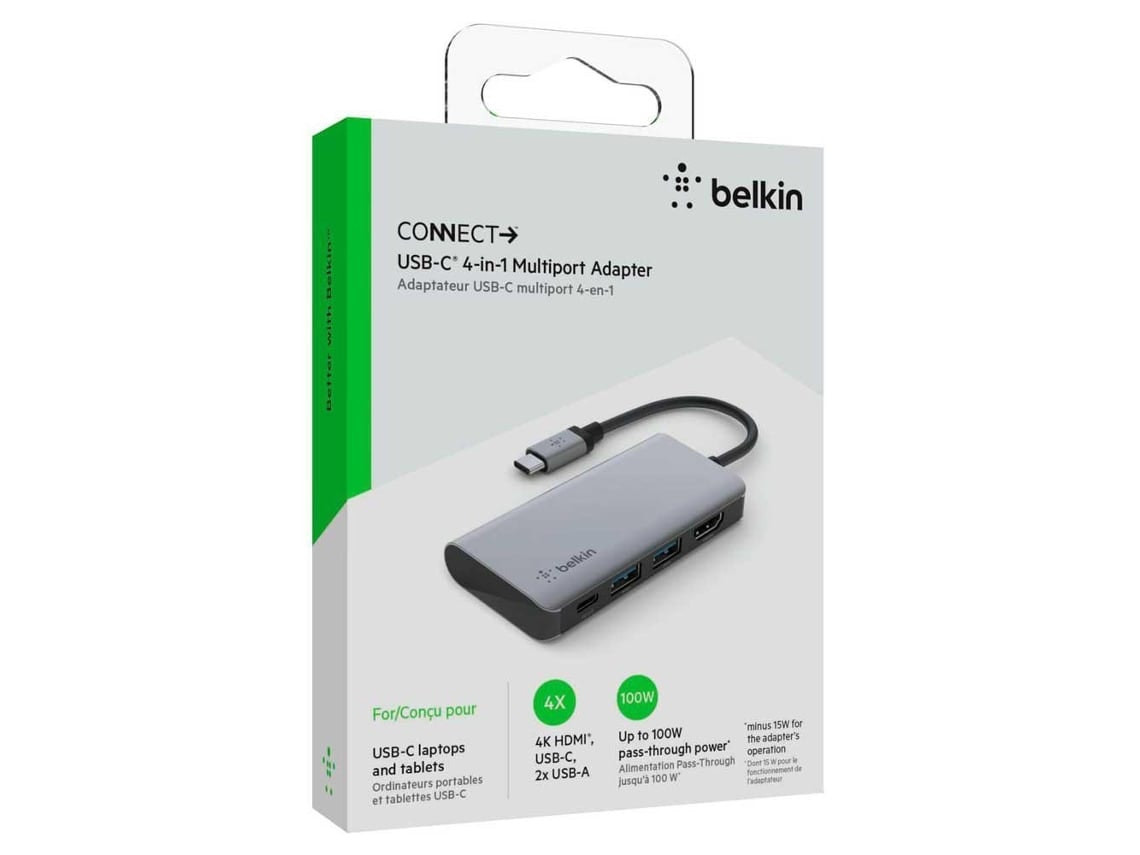 Hub USB Belkin 4 puertos