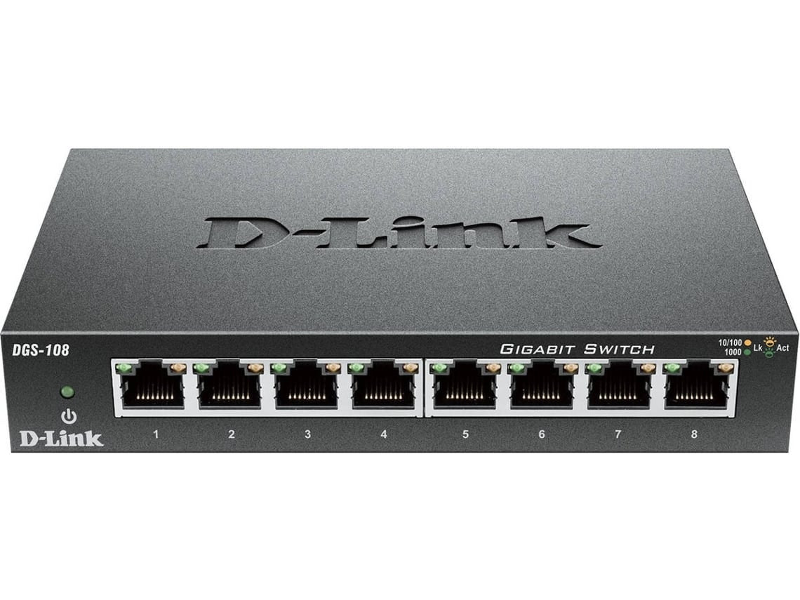 Switch DGS-108 8 puertos Gigabit