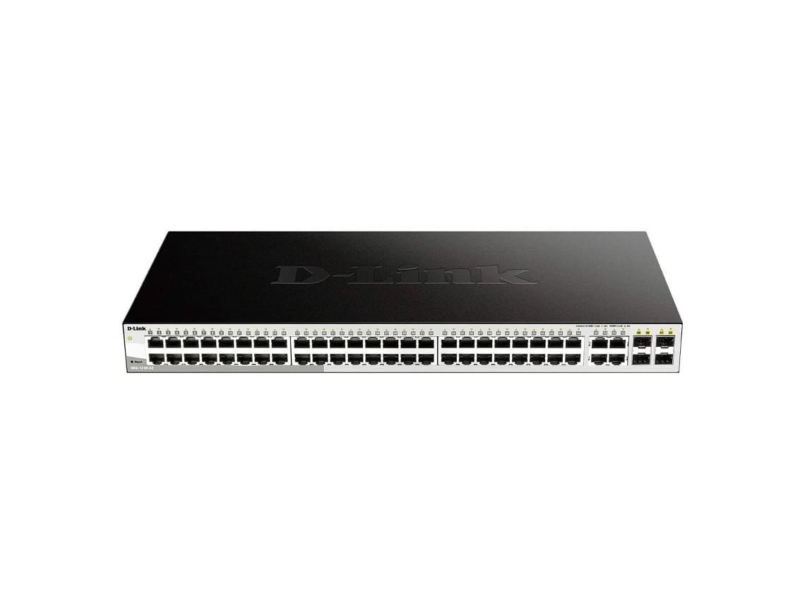 52-port Gigabit switch with 4 SFP