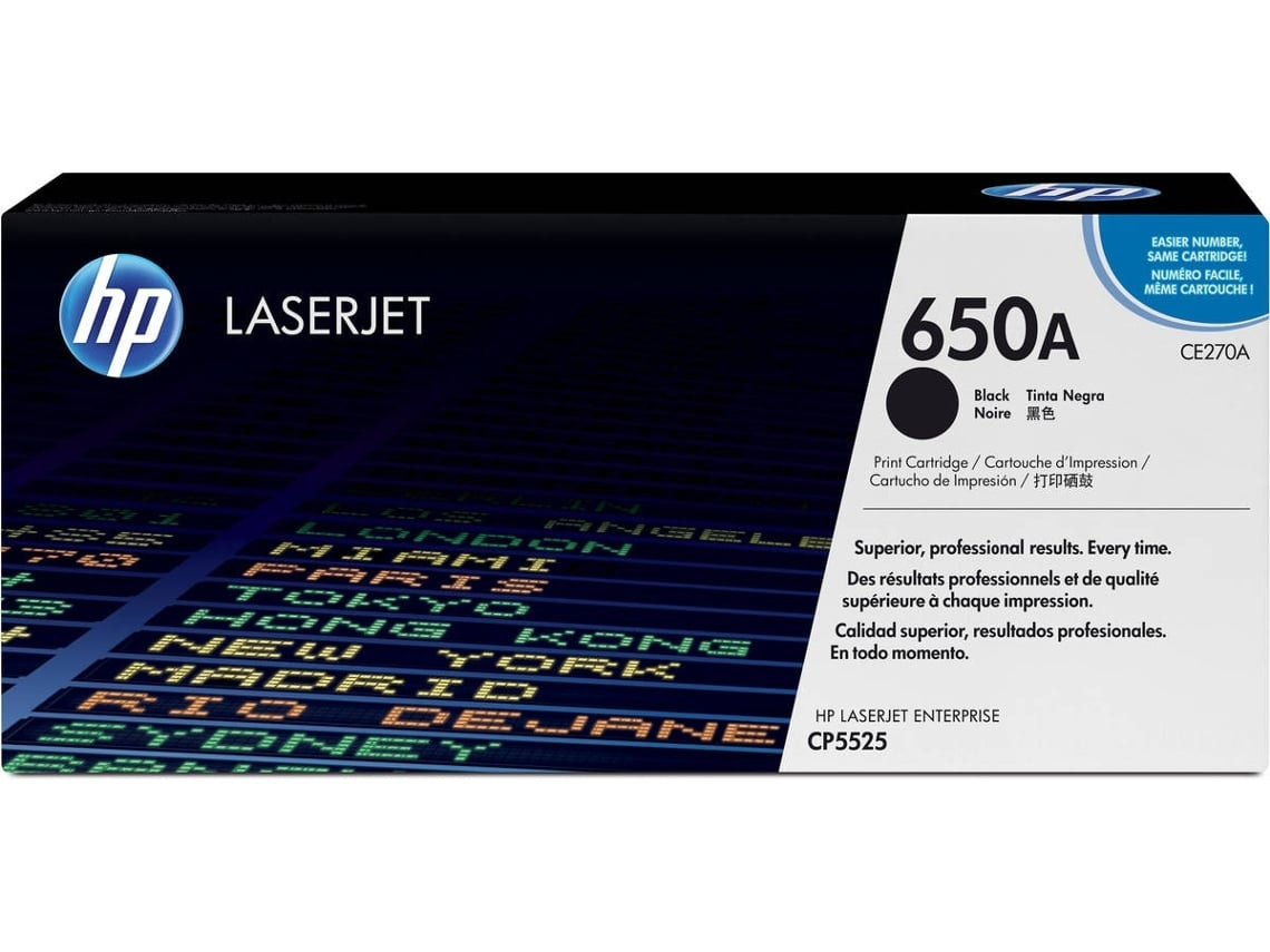 Tóner CE270A compatible con impresoras HP