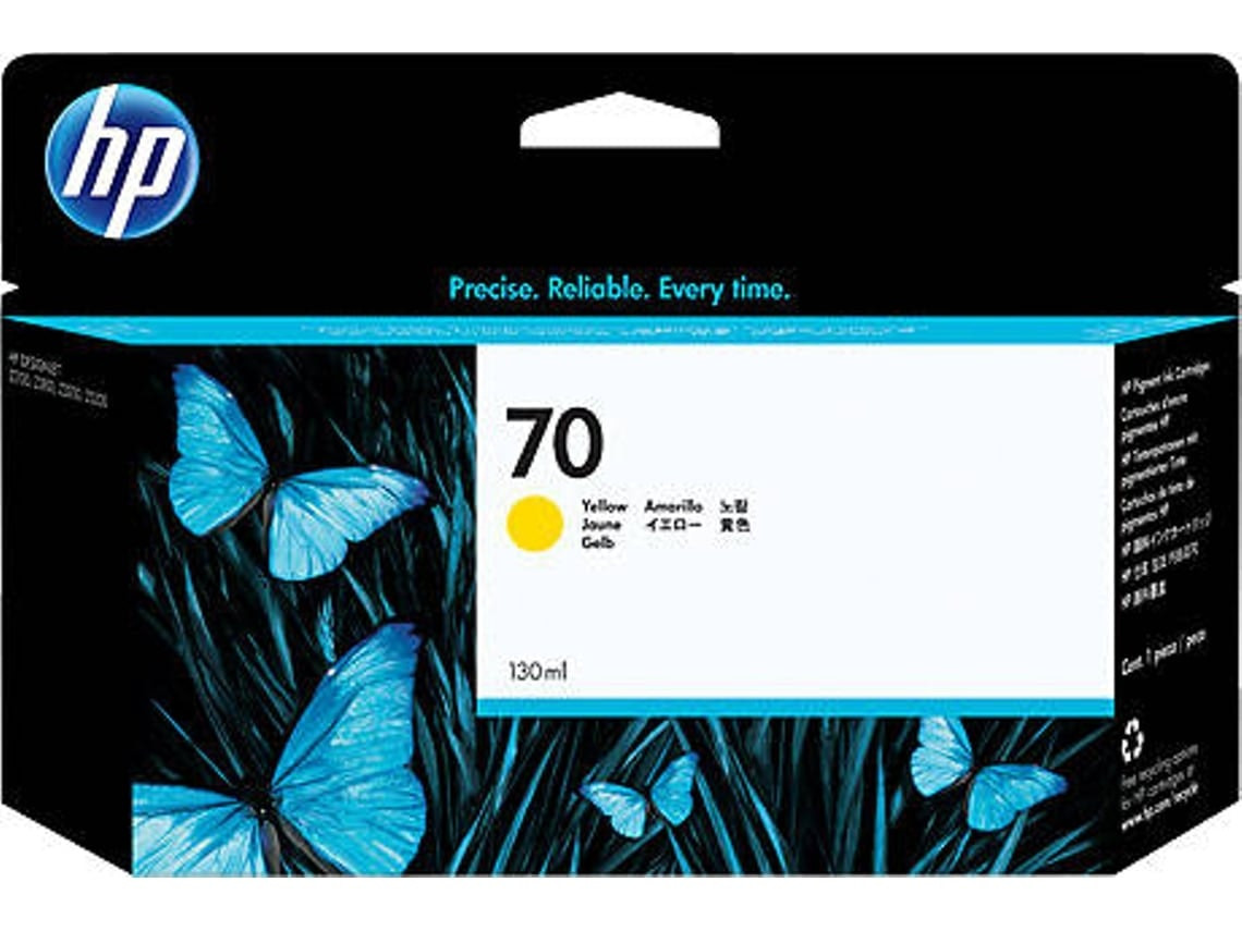Cartucho de tinta HP 70 C9454A 130 ml Amarillo