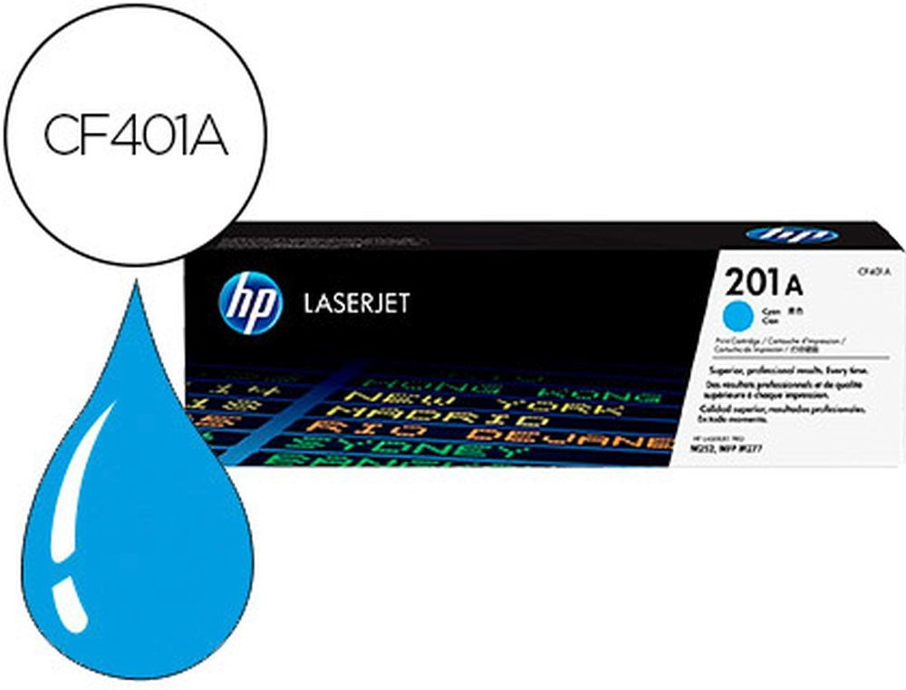 Tóner HP 201A Azul CF401A