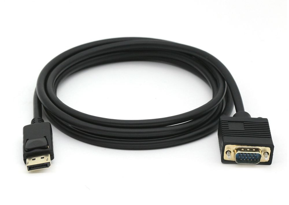 Adaptador VGA (D-Sub) a DisplayPort 2 m