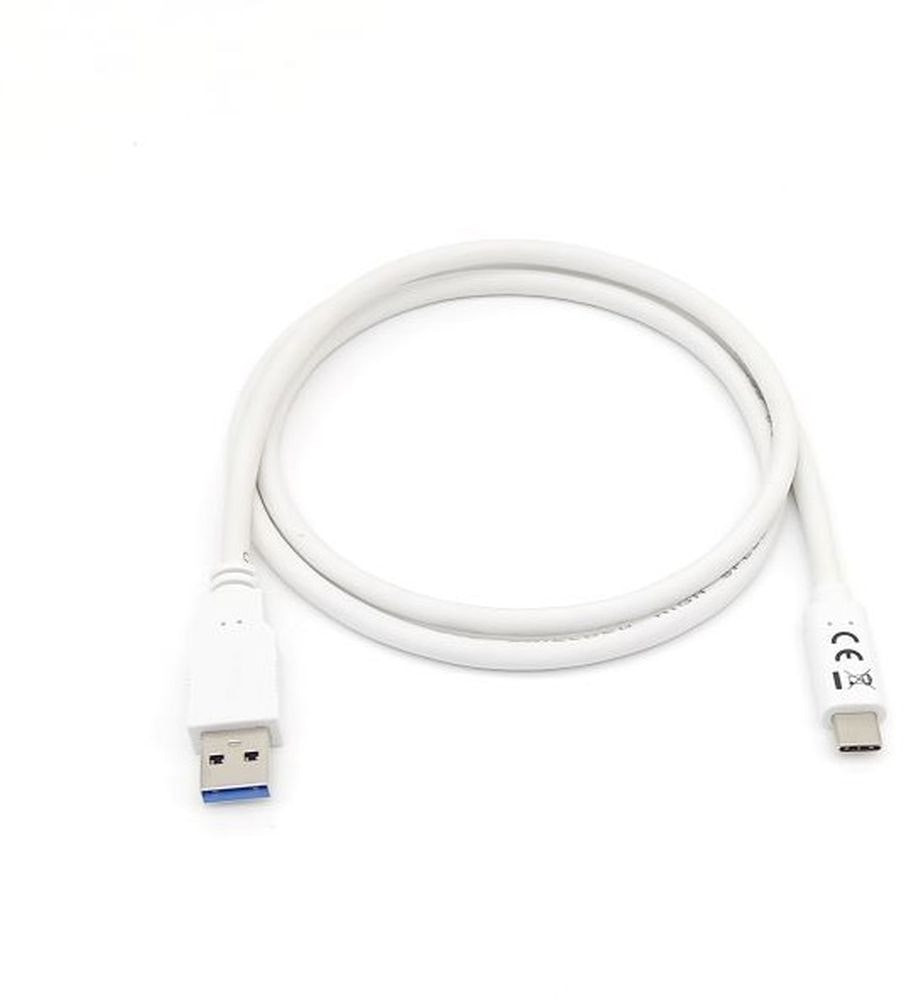 USB A to USB-C Cable 1 m USB 3.2 Gen 1 White