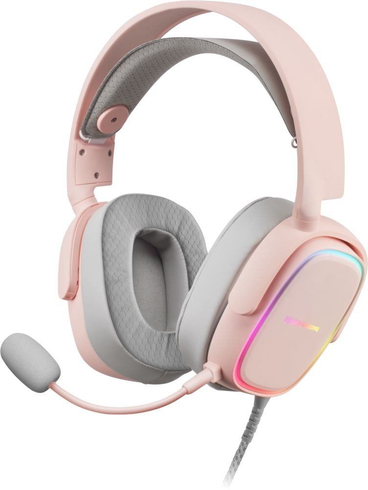 Auriculares Mihx con cable on-ear rosa
