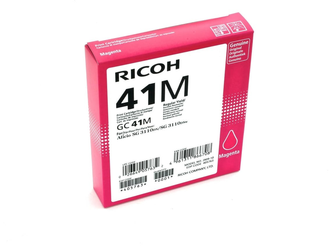 Cartucho de tinta RICOH 405763 Magenta