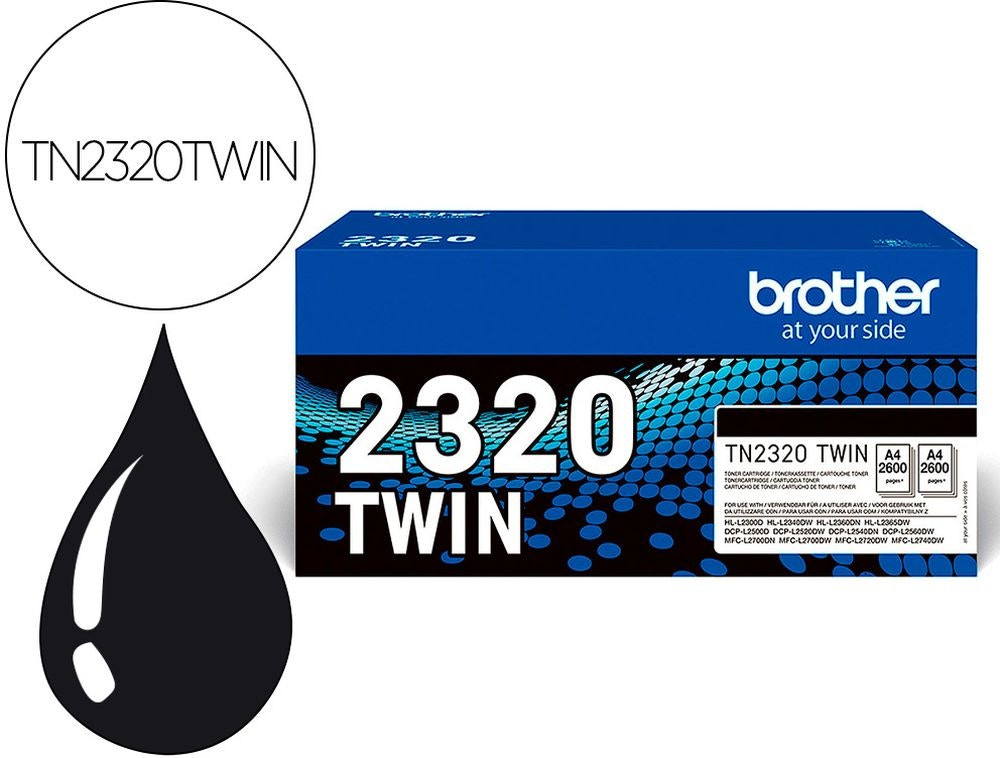 Tóner BROTHER TN-2320 negro