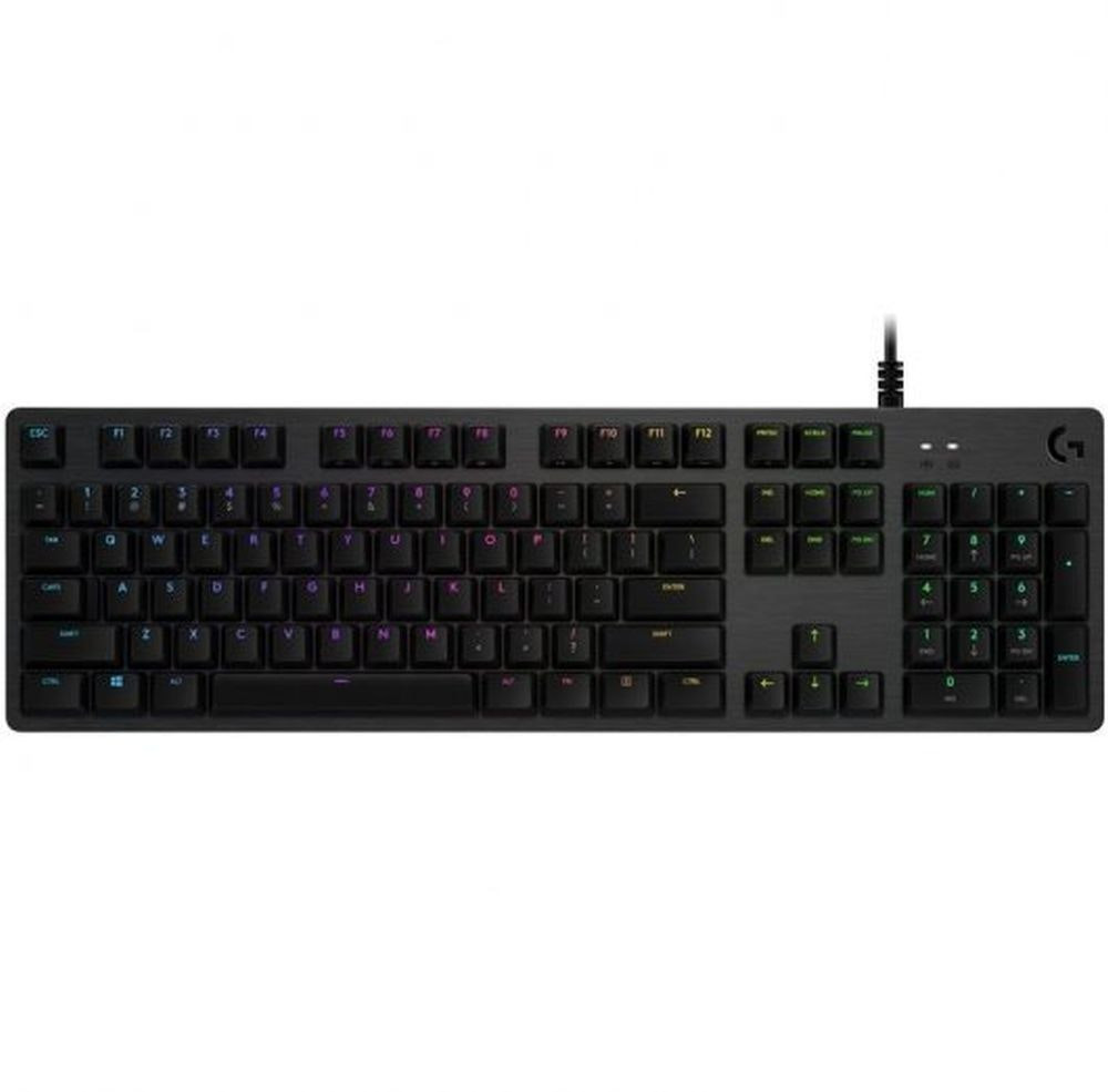 G512 Carbon Lightsync RGB Teclado Mecánico Gaming GX Brown USB QWERTY Español