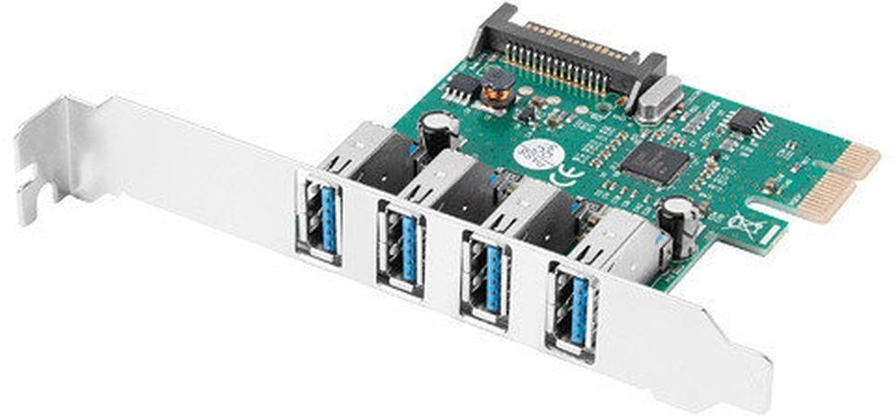 Tarjeta de expansión PCIe con 4 puertos USB 3.1