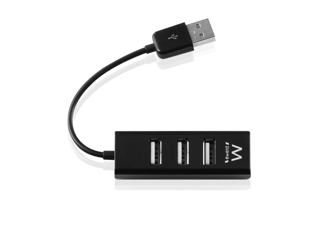 Hub USB 2.0 de 4 puertos 480 Mbit/s
