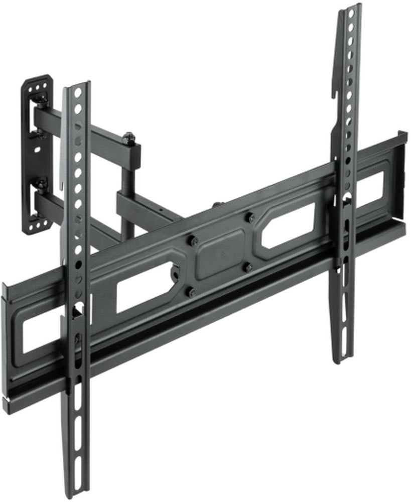 Wall mount for 37-70 inch TVs, swivel and tilt, black
