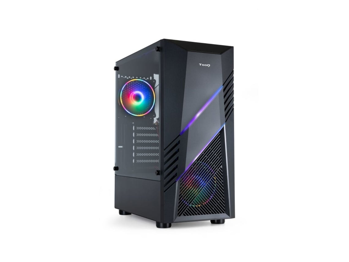 Caja semitorre ATX TOOQ TQGCC102-B negra