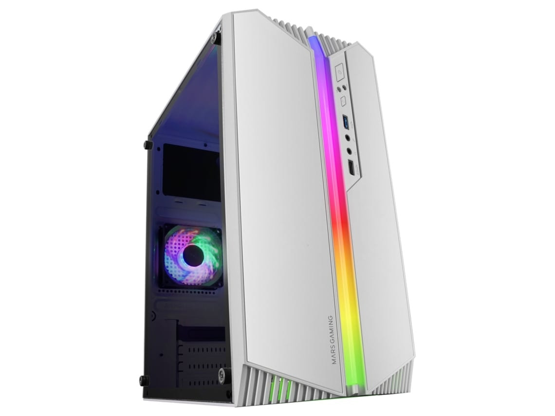 Caja PC MARS GAMING Micro-ATX MCS1W Blanca