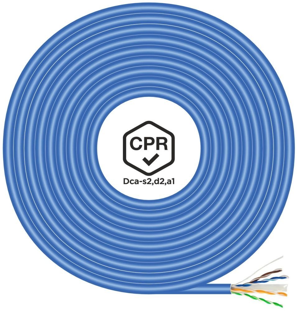 RJ45 Cat6 UTP rigid network cable 100 m