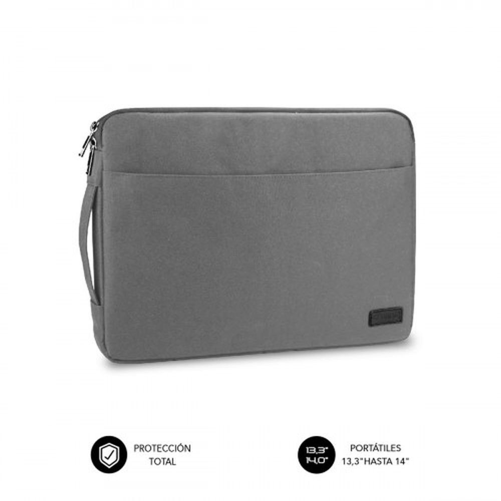 Maletín para portátil 14" gris