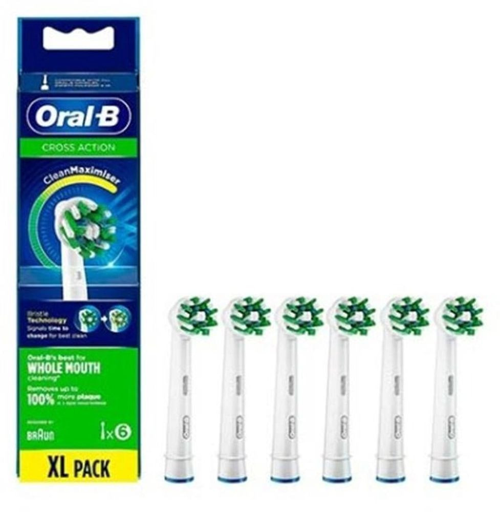 Cabezales Oral-B CrossAction Clean pack de 6
