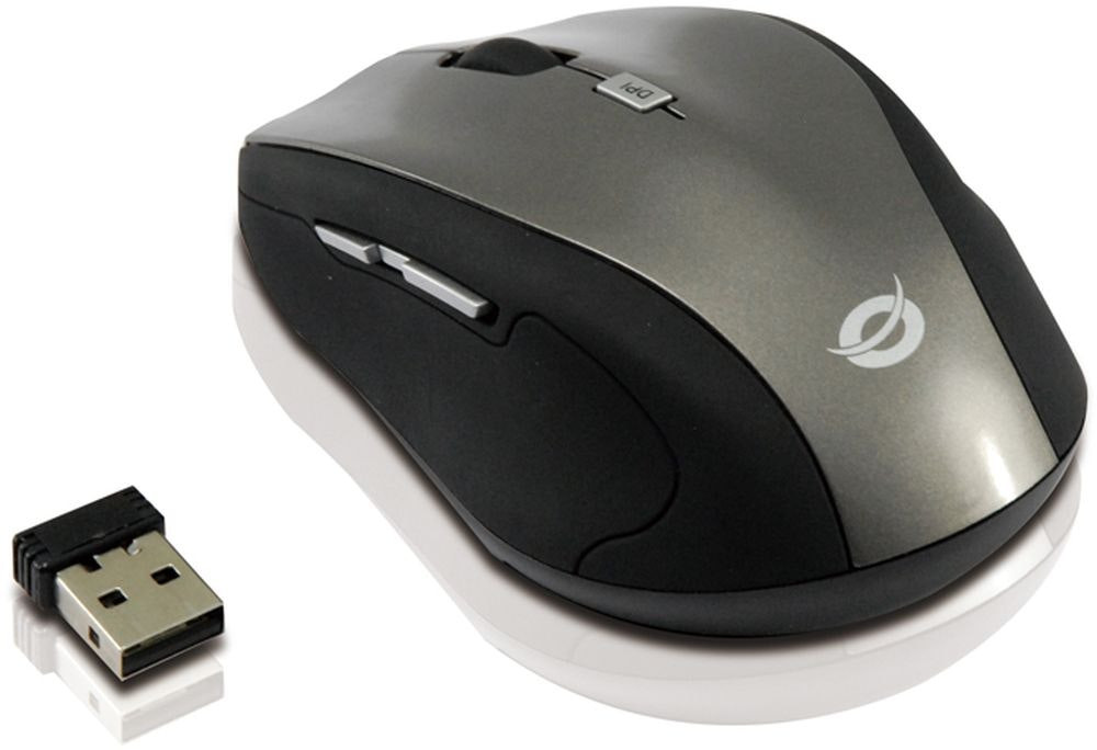 Ratón inalámbrico 1600 dpi Negro