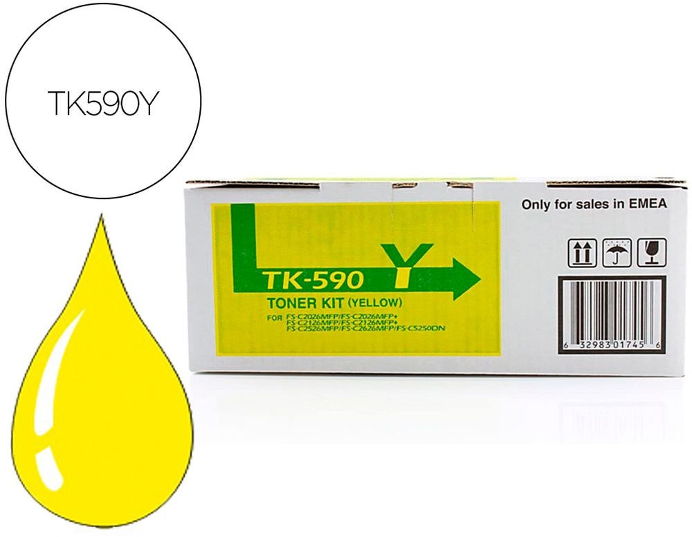 Tóner TK-590Y Amarillo