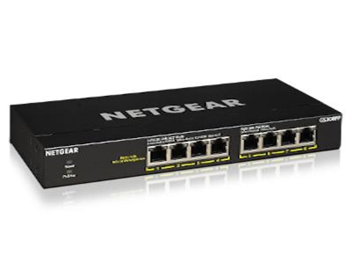 Switch GS308PP 8 puertos Gigabit PoE+