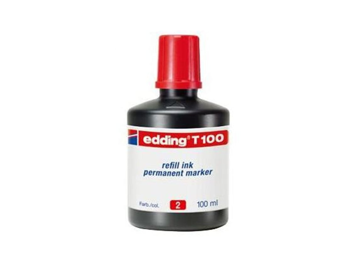 Cartucho de tinta EDDING T-100 rojo