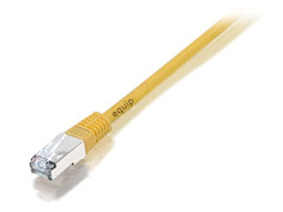 Cable de red RJ45 50 cm amarillo