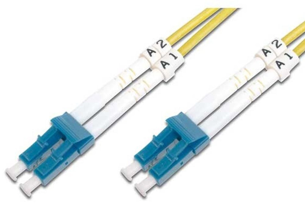 LC‑LC fiber optic cable 1 m yellow