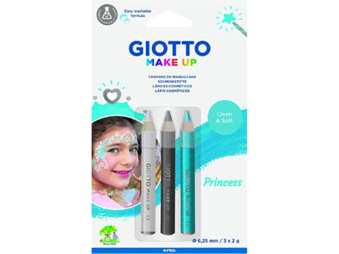 GIOTTO facial makeup pencils Princess set of 3
