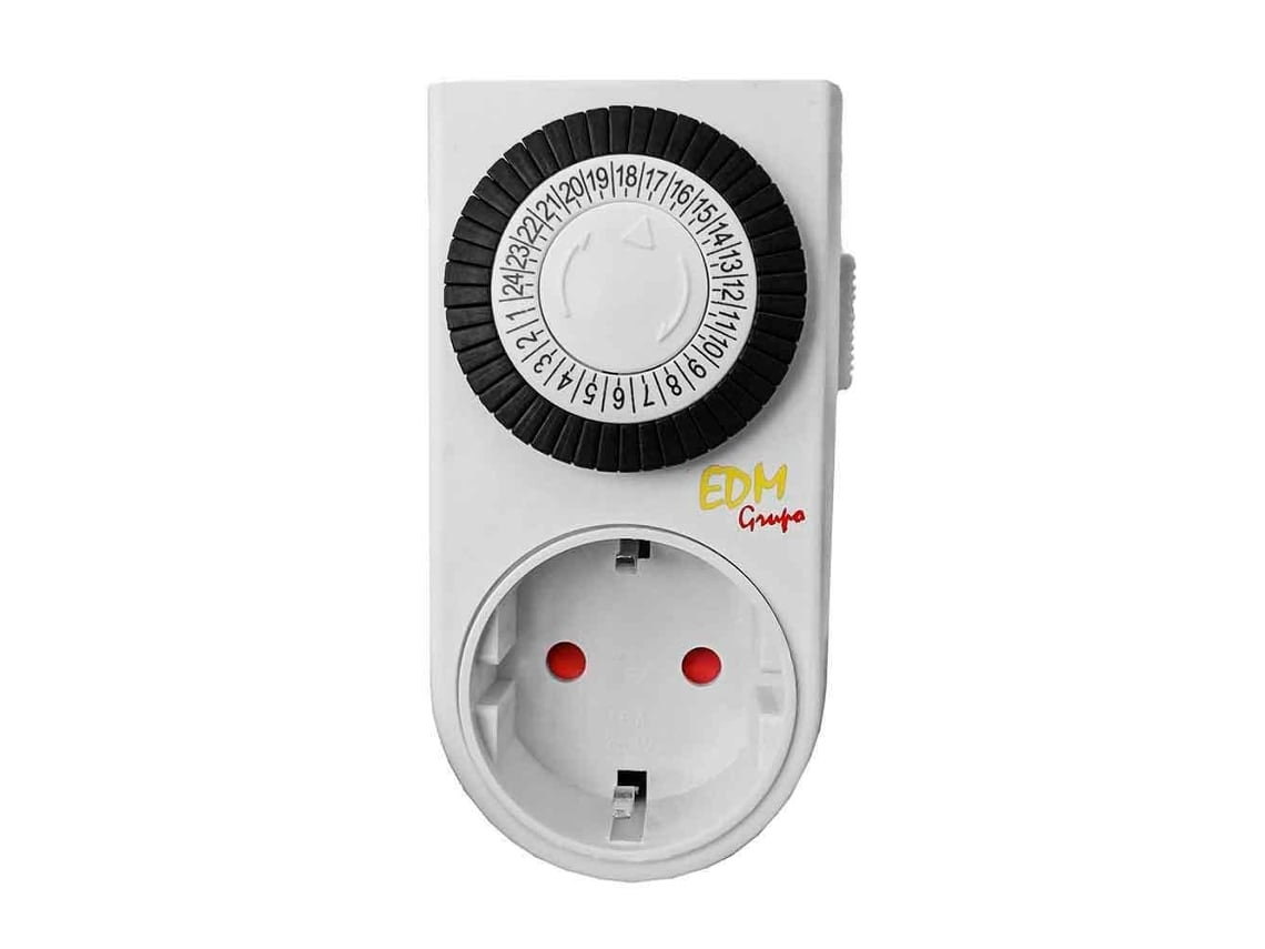 Temporizador analógico de enchufe 24h 16A