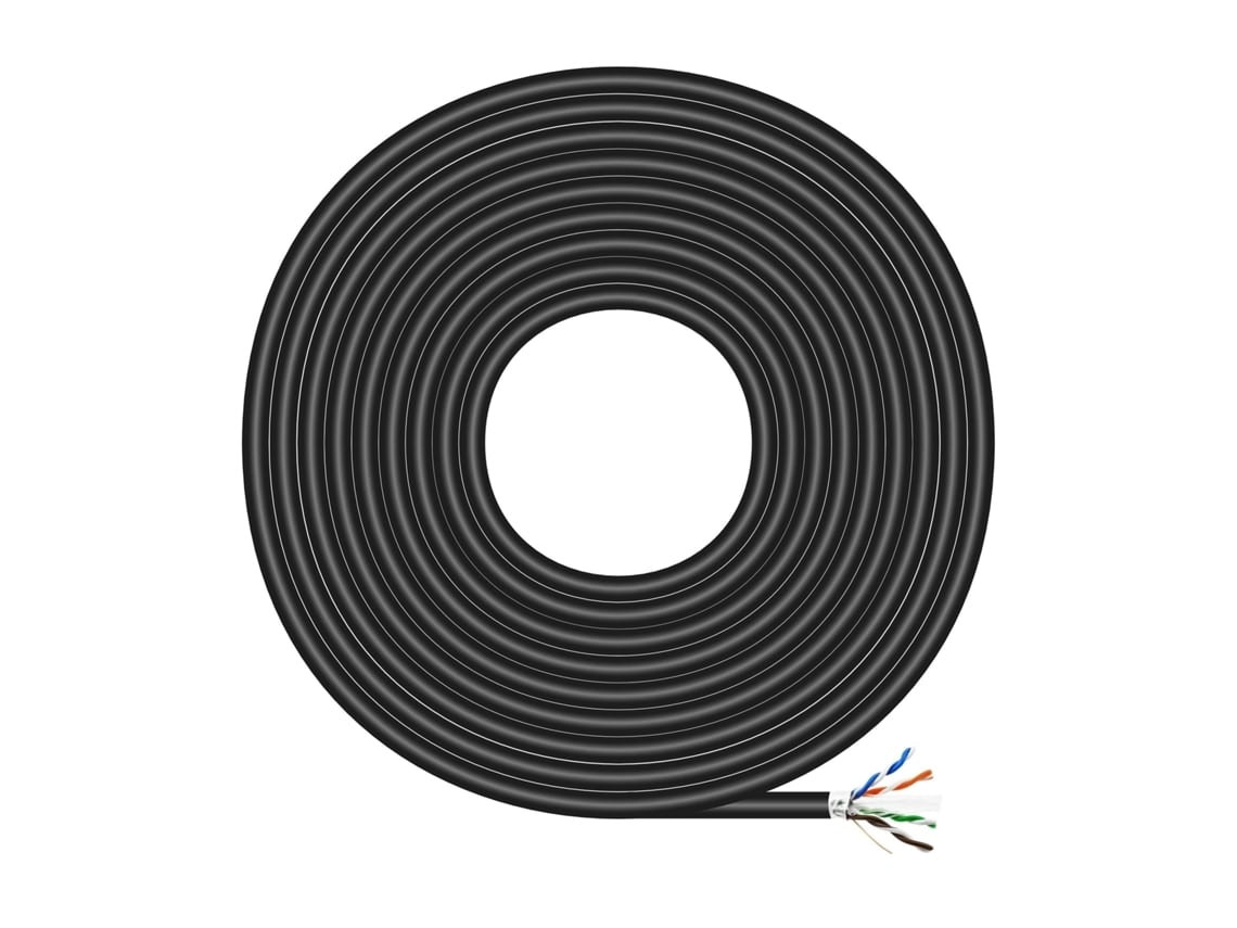 Cable de red Cat6 U/UTP 305 m - negro