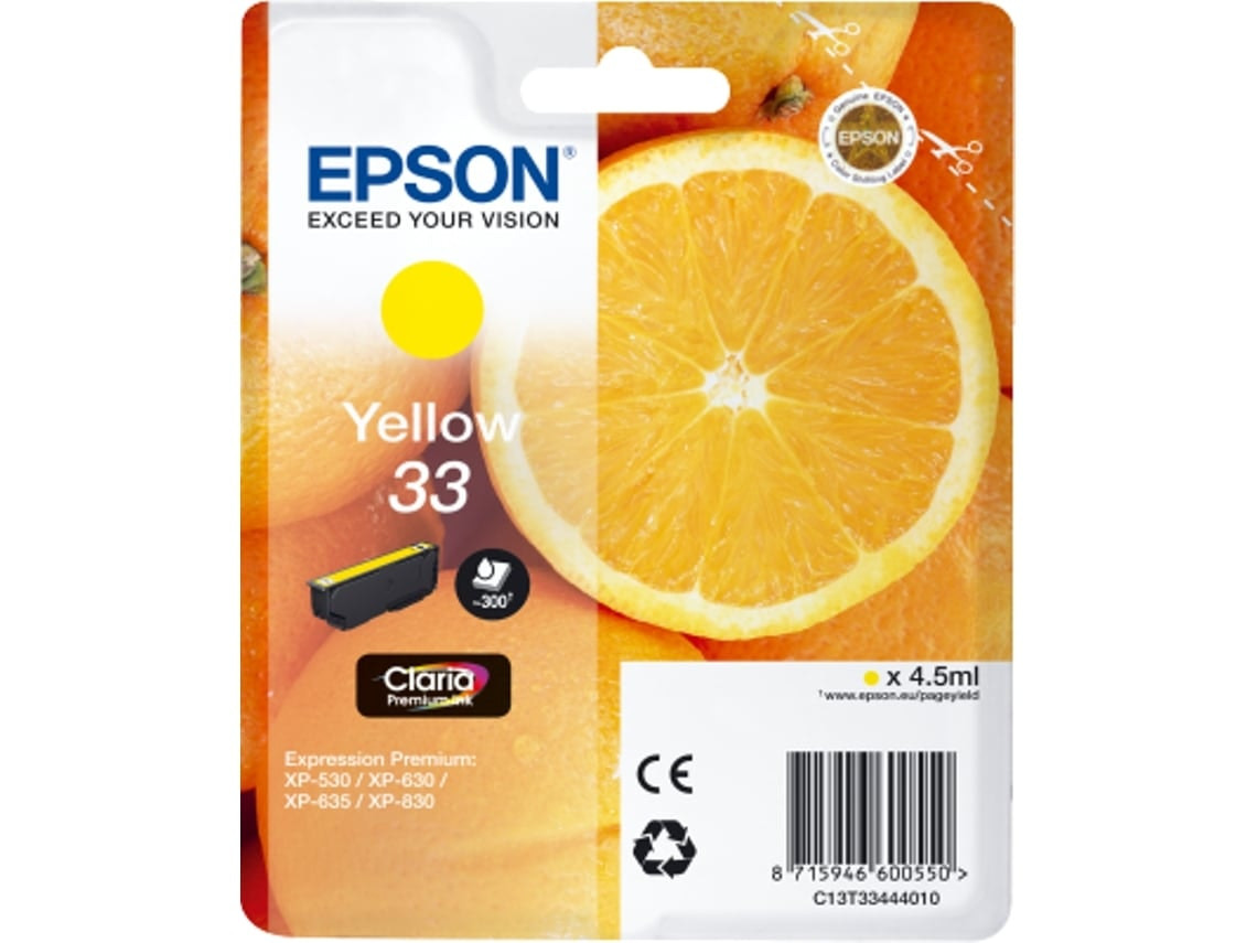 Cartucho de Tinta 33 Amarillo