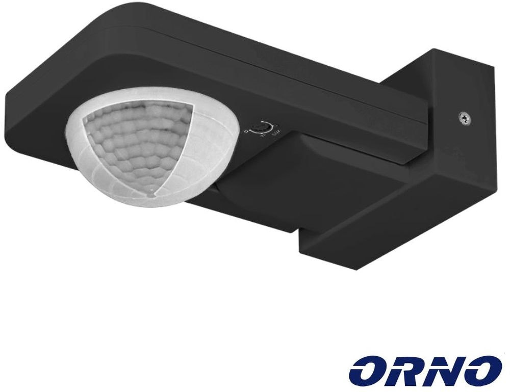 Detetor De Movimentos Pir ORNO Preto.