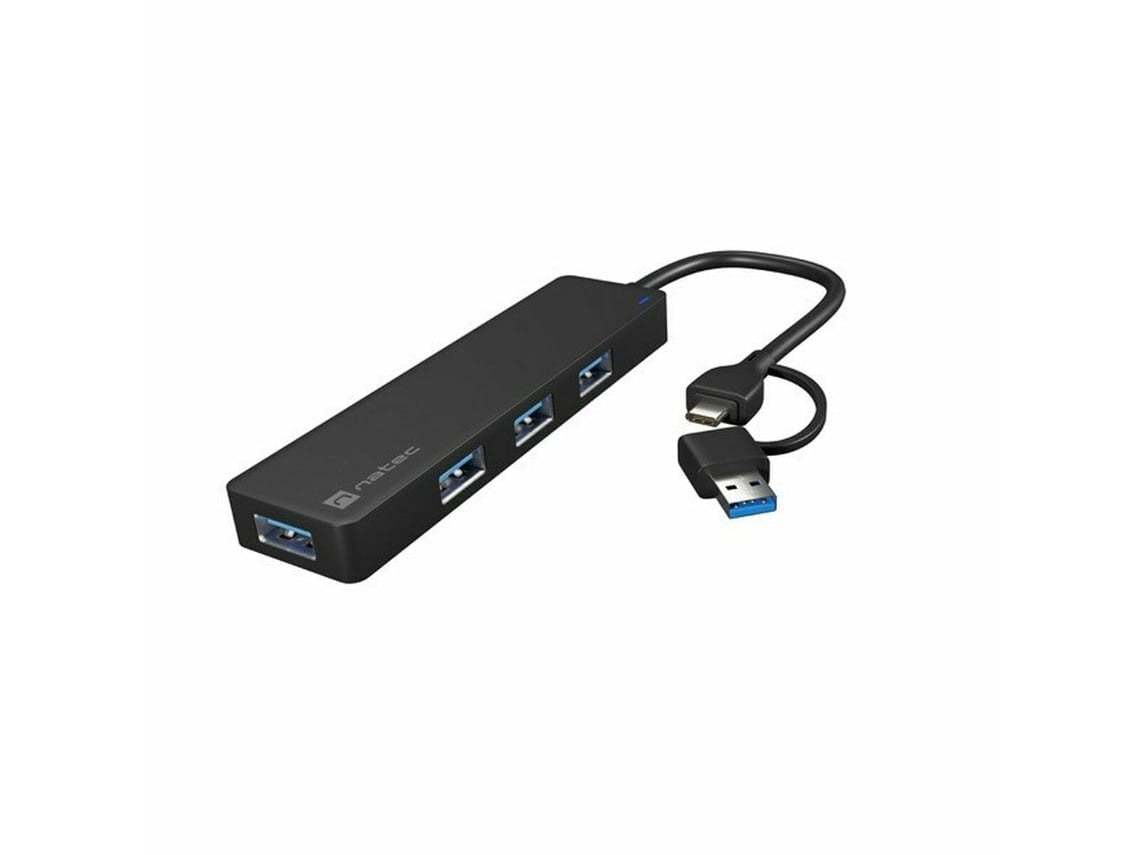 Hub USB NATEC NHU-2023 Negro