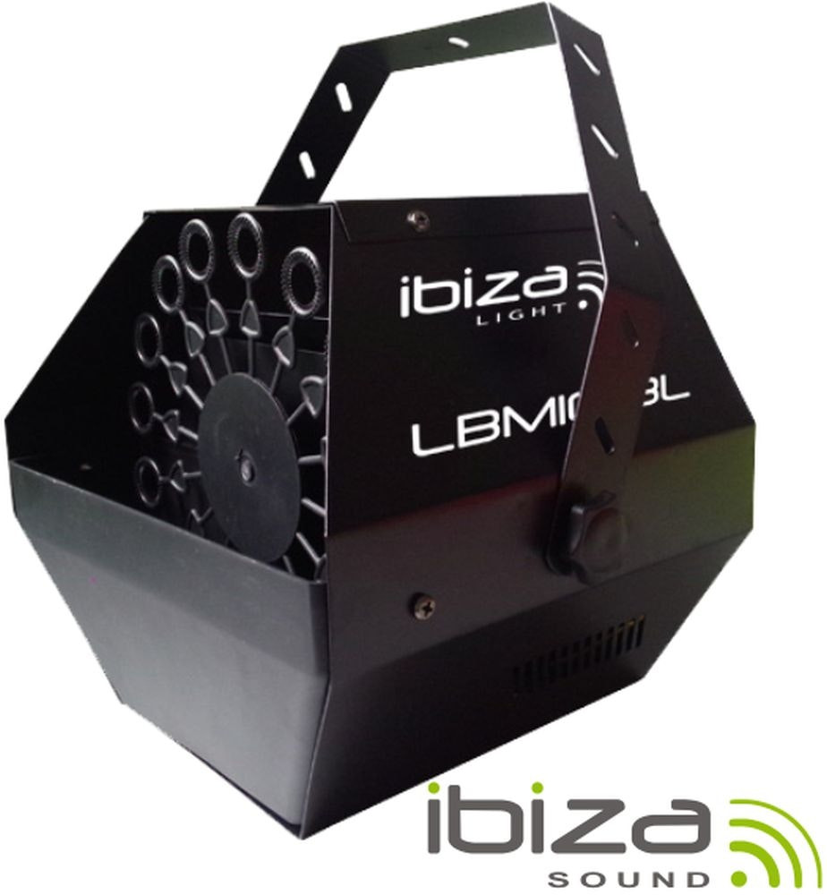 Máquina de burbujas IBIZA 25W negra