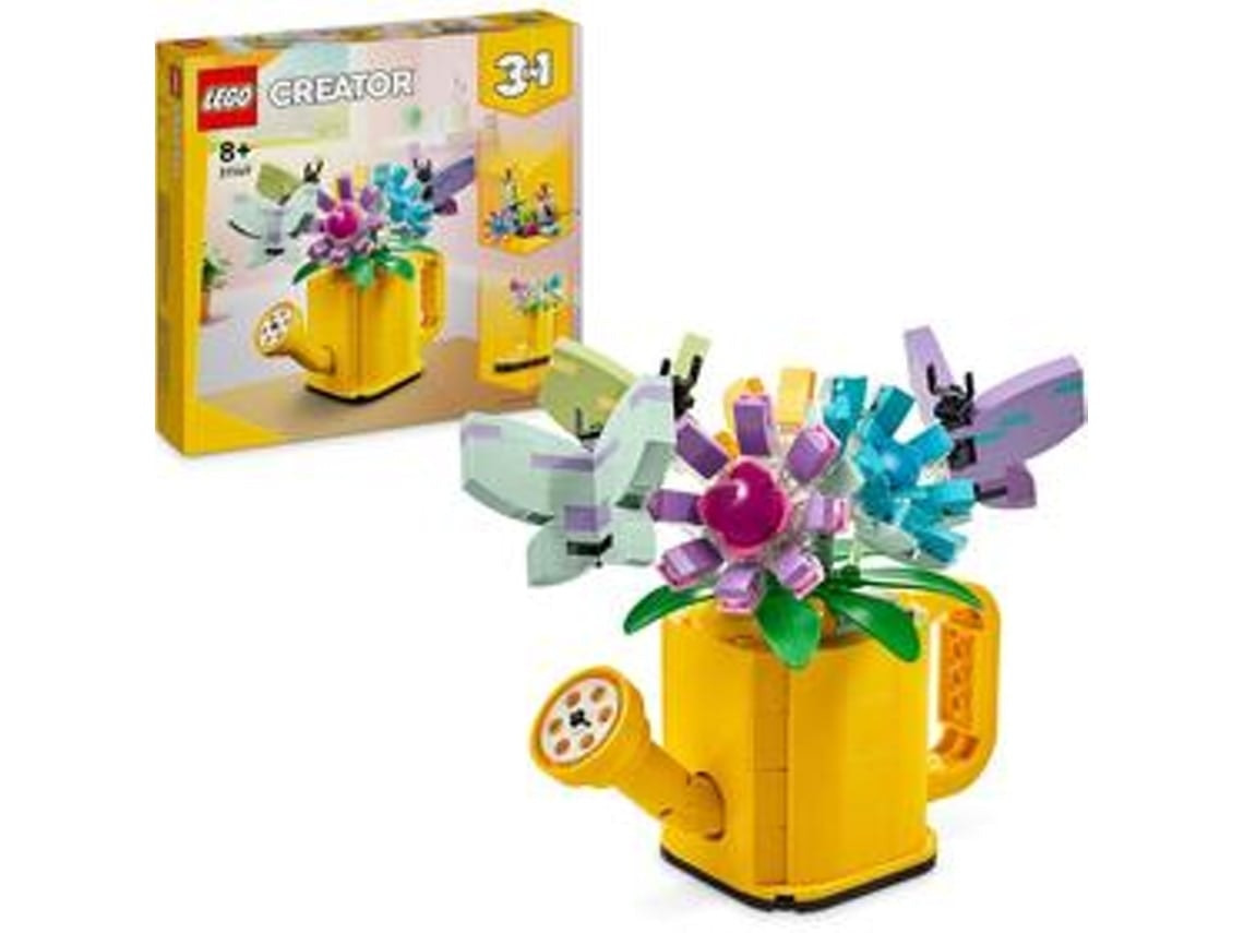 Set de construcción LEGO Flores en regadera