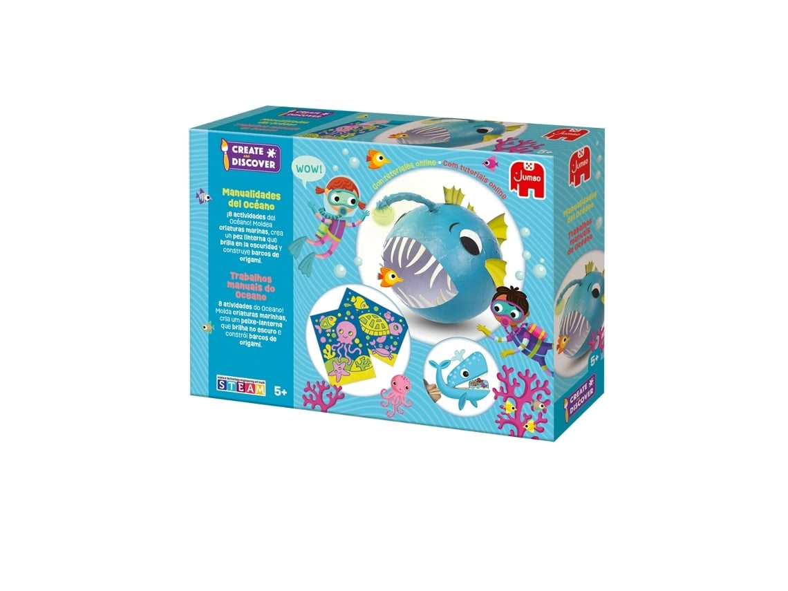 Kit de manualidades Ocean con 7 actividades para niños